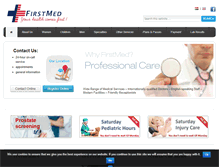 Tablet Screenshot of firstmedcenters.com